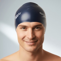 Touca de Natação Flat Cap em Silicone - Masculino - Foto 3