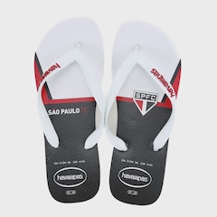 Chinelo Havaianas Top Times São Paulo Masculino - Foto 2