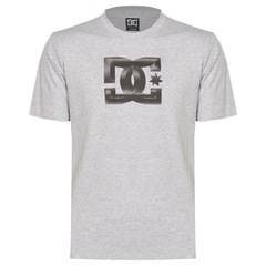 Camiseta DC Shoes DC Star Chrome Silver Masculina - Foto 4