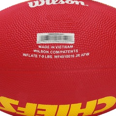 Bola De Futebol Americano Wilson NFL Tailgate Jr Kansas Chiefs - Foto 6
