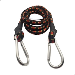 Elástico para Bagageiro DK com Mosquetão Metálico 1,20m Corda Elástica Reforçada para Carga - Foto 1