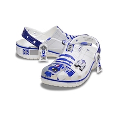 Sandália Crocs Star Wars R2D2 Classic Clog Multi - Unissex - Foto 4