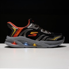 Tênis Infantil Skechers Meteor Lights Brisk - Foto 4