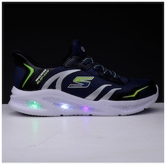 Tênis Infantil Skechers Meteor Lights Brisk - Foto 4