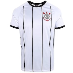 Camisa do Corinthians Timão Nº9 Listrada Branca SPR Masculina - Foto 1