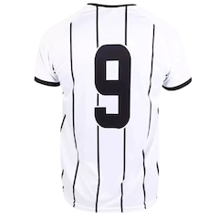 Camisa do Corinthians Timão Nº9 Listrada Branca SPR Masculina - Foto 2