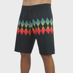 Bermuda Billabong Andy Irons Tribong Ciclo Pro Rasta - Masculina - Foto 1
