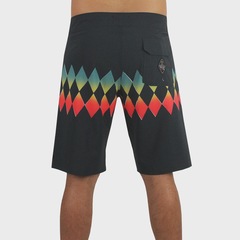 Bermuda Billabong Andy Irons Tribong Ciclo Pro Rasta - Masculina - Foto 5