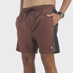Bermuda Lost Bicolor Brown - Masculino - Foto 1