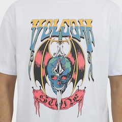 Camiseta Volcom Confort World Weapon - Masculina - Foto 2