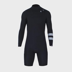 Short John Hurley Advantage 2/2mm Manga Longa Chest Zip Masculino - Foto 2