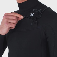 Short John Hurley Advantage 2/2mm Manga Longa Chest Zip Masculino - Foto 4