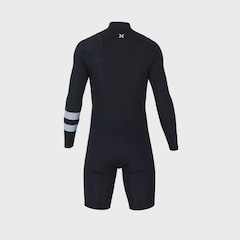 Short John Hurley Advantage 2/2mm Manga Longa Chest Zip Masculino - Foto 5