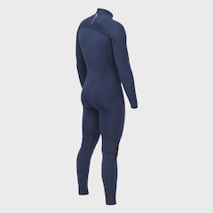 Long John Vissla Seven Seas 3/2 Chest Zip Naval Importado Masculino - Foto 3