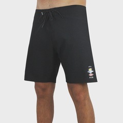 Bermuda Rip Curl Icons 18" Black - Masculina - Foto 1