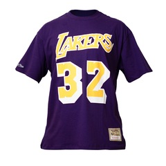 Camiseta NBA Oversized La Lakers Johnson 32 Masculina - Foto 1