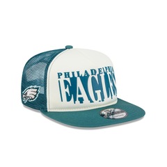 Boné New Era 9Fifty A-Frame Snapback Philadelphia Eagles NFL Masculino - Foto 3