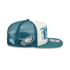 Boné New Era 9Fifty A-Frame Snapback Philadelphia Eagles NFL Masculino - Foto 4