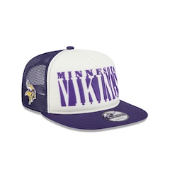 Boné New Era 9Fifty A-Frame Snapback Minnesota Vikings NFL Masculino - Foto 3