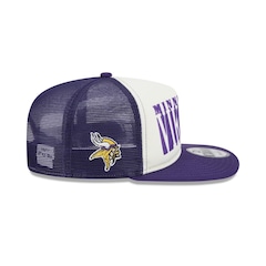 Boné New Era 9Fifty A-Frame Snapback Minnesota Vikings NFL Masculino - Foto 4