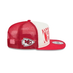 Boné New Era 9Fifty A-Frame Snapback Kansas City Chiefs NFL Masculino - Foto 4