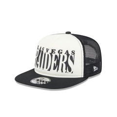 Boné New Era 9Fifty A-Frame Snapback Las Vegas Raiders NFL Masculino - Foto 1