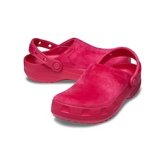 Sandália Unissex Crocs Classic Crafted Velvet Clog Digital Raspberry - Foto 4