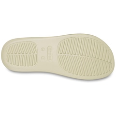 Sandália Feminino Crocs Getaway Platform Toe Loop Champagne Metallic - Foto 6