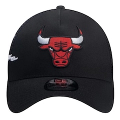 Boné New Era 940 A-Frame Chicago Bulls Mix League Script Masculino - Foto 3