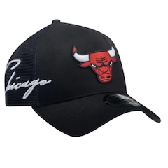 Boné New Era 940 A-Frame Chicago Bulls Mix League Script Masculino - Foto 4