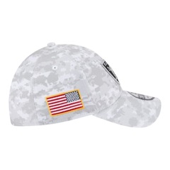 Boné New Era 3930 Las Vegas Raiders Salute Service 25 - Foto 5