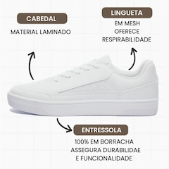 Kit Tênis Fila Vortex E Meia - Masculino - Foto 3