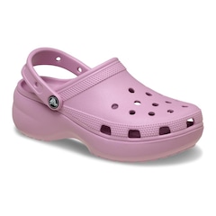 Sandália Crocs Classic Platform Clog Hydrangea - Feminino - Foto 2