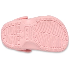Sandália Crocs Littles Velvet Bow Powder - Infantil - Foto 6