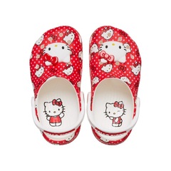 Sandália Crocs Hello Kitty Classic Clog T Multi - Infantil - Foto 5