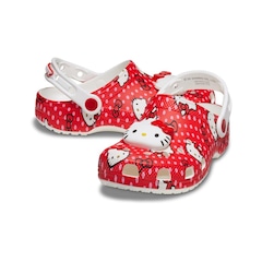 Sandália Crocs Hello Kitty Classic Clog K Multi - Infantil - Foto 4
