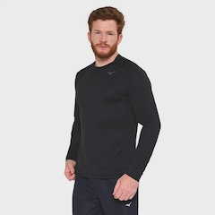 Camiseta ML Mizuno Two Loops 8 Tee Masculino - Foto 3