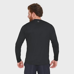 Camiseta ML Mizuno Two Loops 8 Tee Masculino - Foto 4