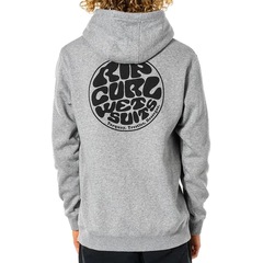 Blusão Rip Curl Canguru Brazil Wetsuit Icon WT25 Grey Marle Unissex - Foto 2