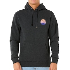 Blusão Rip Curl Canguru Brazil Wetsuit Icon W25 Black Marle - Masculino - Foto 1