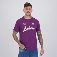 Camiseta NBA Los Angeles Lakers Big Logo Masculina - Foto 2