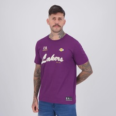 Camiseta NBA Los Angeles Lakers Big Logo Masculina - Foto 3