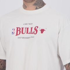 Camiseta NBA Chicago Bulls Oversized Class Masculina - Foto 5