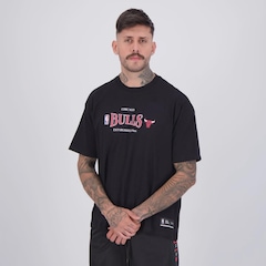 Camiseta NBA Chicago Bulls Oversized Class Masculina - Foto 3