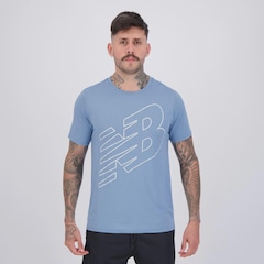 Camiseta New Balance Sport Essentials Printed Masculina - Foto 1