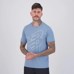 Camiseta New Balance Sport Essentials Printed Masculina - Foto 3