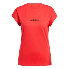 Camiseta Feminina adidas Manga Curta Logo Linear - Foto 3