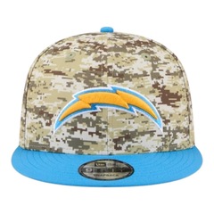 Boné New Era 950 Los Angeles Chargers Salute Service 25 Masculino - Foto 3