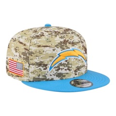 Boné New Era 950 Los Angeles Chargers Salute Service 25 Masculino - Foto 4