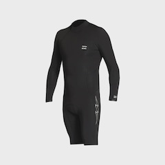 Short John Billabong Absolute 202 Back Zip Black - Masculino - Foto 1